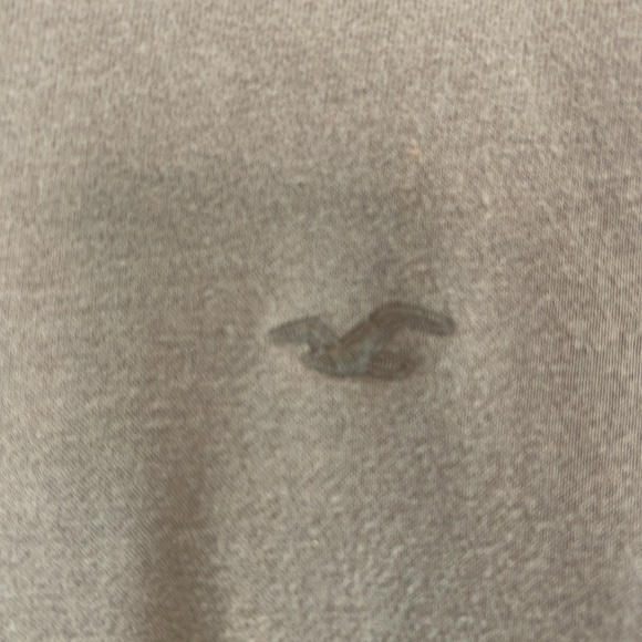 Hollister Mens Pullover Hoodie Relaxed Fit Coffee Quartz Brown Size XS *AS IS - Picture 8 of 15